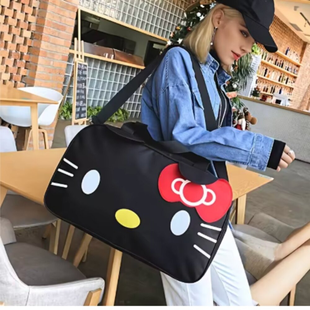 NWT: Hello Kitty Travel Crossbody Bag YOUR CHOICE PINK OR BLACK